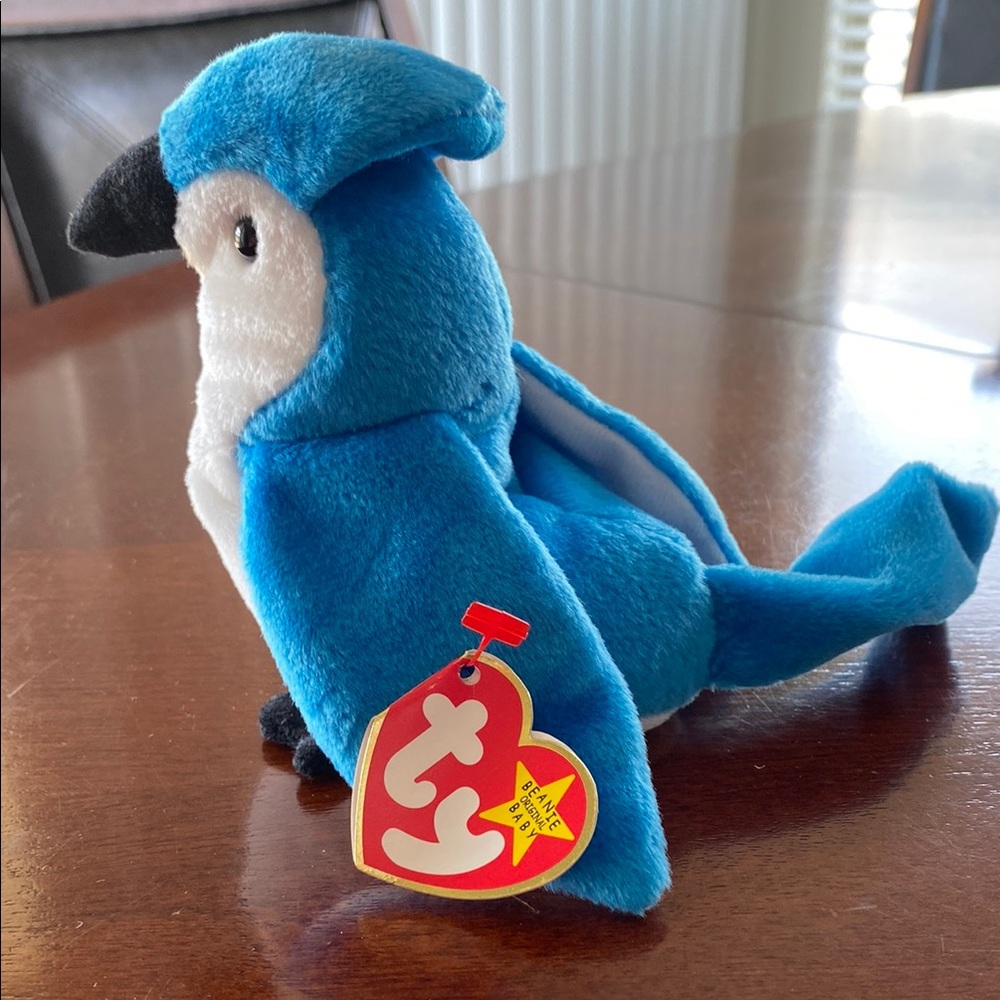Ty Beanie Baby “Rocket” Blue Jay Plush